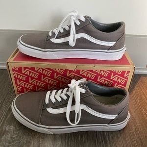 Vans Old Skool Pewter Gray/True White